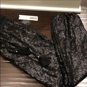 Amuse Society Black jogger pants